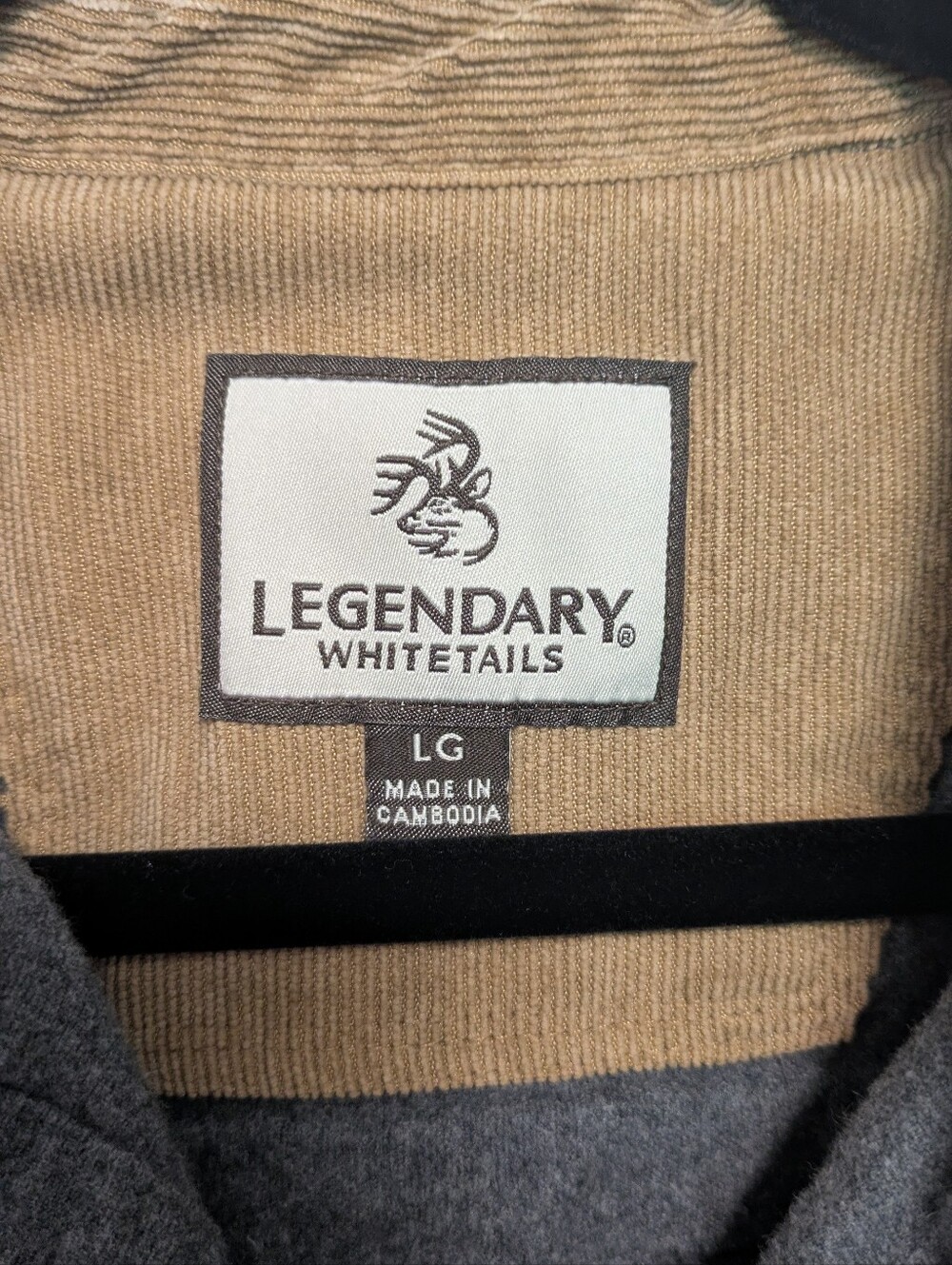 Legendary Whitetails Gray Flannel Shirt - Picture 2 of 3